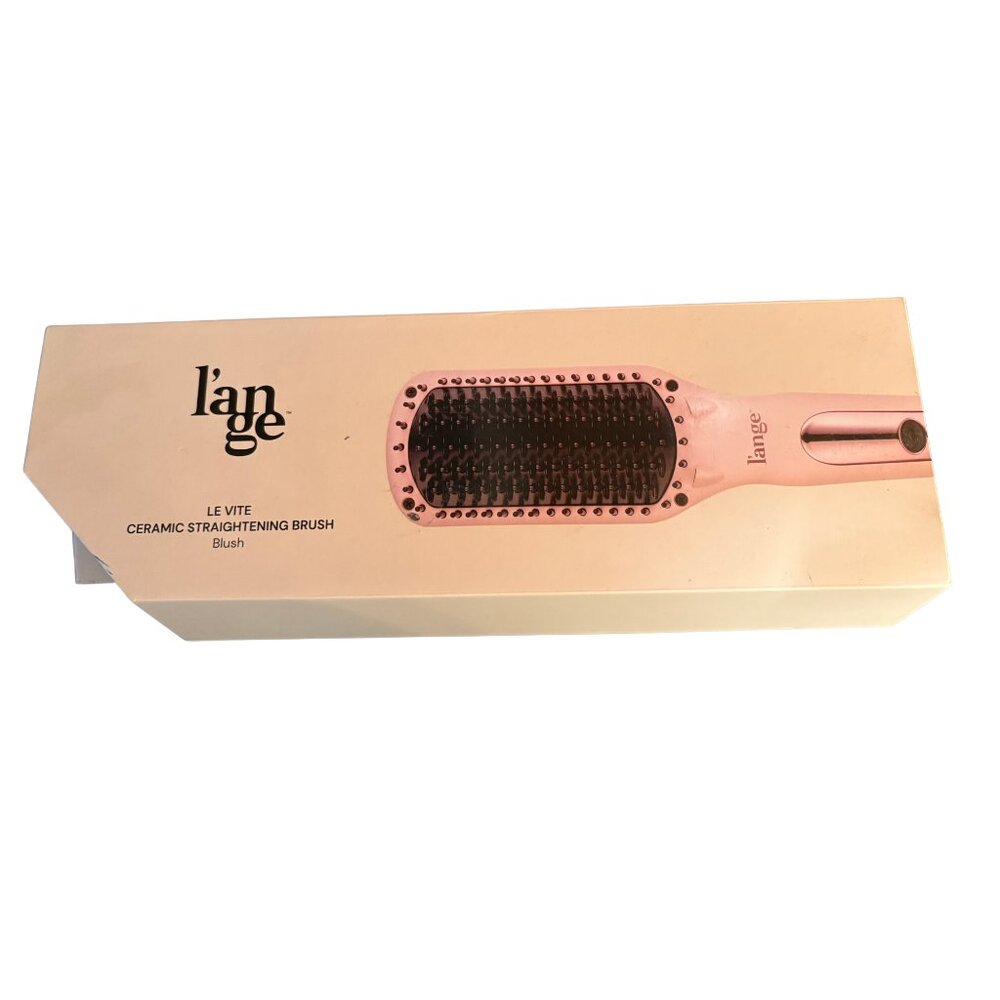 L’ange Le Vite Ceramic Straightening Brush Blush Pink – Used Only a Few Times w/ - Picture 2 of 4